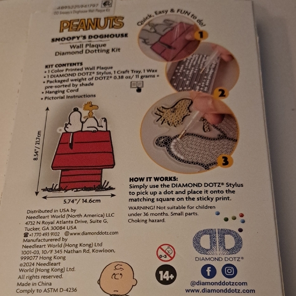 Peanuts Snoopy's Doghouse Wall Plaque - Picture 2 of 2